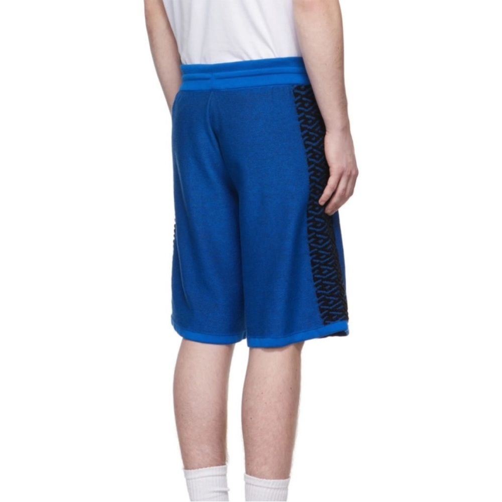 Authentic VERSACE Blue Greca Shorts - Picture 8 of 13